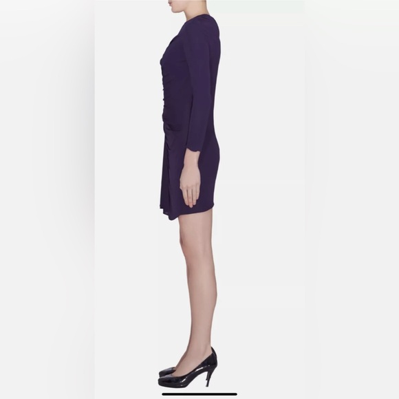 3.1 Phillip Lim Purple Draped Jersey Knit Dress - Size X-Small - Picture 4 of 15